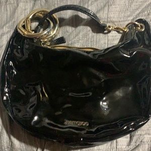 Jimmy Choo Shoulder Bag with Tory Burch Wallet